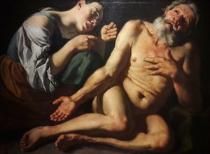 彼の妻にからかわれた仕事 作： Gaspare Traversi